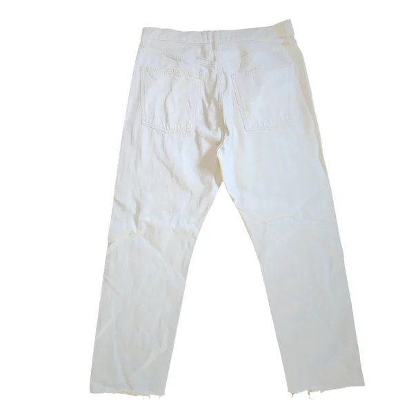 Agolde Button Fly White 90s Jean 31